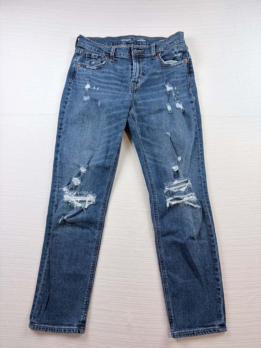 Advanced Flex 360 Distressed Denim Jeans Size 16 Reg ARIZONA JEAN CO Flex 360